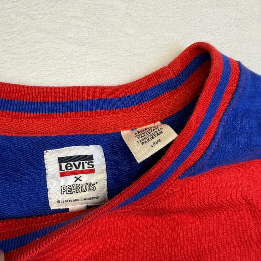 Mens Sweatshirt Levis x Peanuts Size Large See Pics - Picture 5 of 9